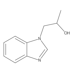 (S)-1-(1H-Benzo[d]imidazol-1-yl)propan-2-ol结构式