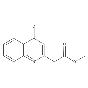methyl 2-(4-oxo-4aH-quinolin-2-yl)acetate Structure