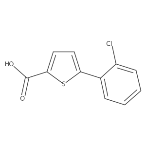 5-(2-Chlorophenyl)thiophene-2-carboxylic acid结构式