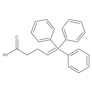 Butanoic acid, 4-(triphenylphosphoranylidene)-结构式