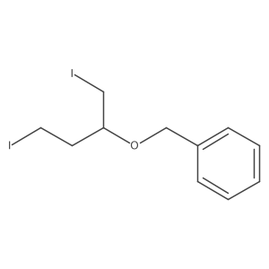 (S)-(((1,4-Diiodobutan-2-yl)oxy)methyl)benzene Structure