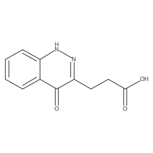 3-(4-Oxo-1,4-dihydrocinnolin-3-yl)propanoic acid结构式