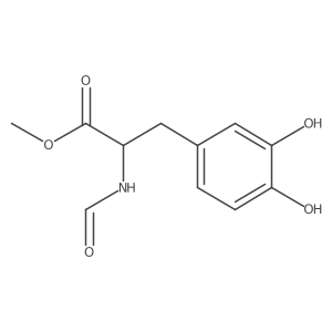 N-Formyl-3-hydroxy-L-tyrosine methyl ester Structure