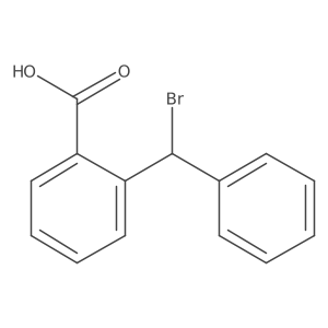 Benzoic acid,2-(bromophenylmethyl)-结构式