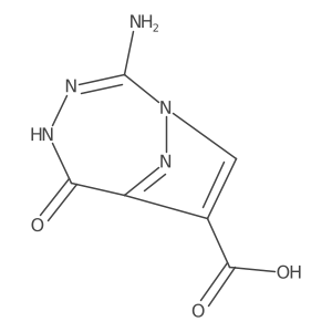 1,3,4,9-Tetraazabicyclo[4.2.1]nona-2,6(9),7-triene-7-carboxylic acid, 2-amino-5-oxo-结构式