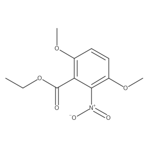 Ethyl 3,6-dimethoxy-2-nitrobenzoate Structure
