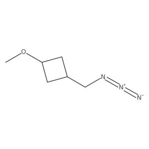 3-Methoxy-cyclobutylmethylazide结构式