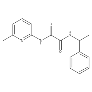 N1-(6-methylpyridin-2-yl)-N2-(1-phenylethyl)oxalamide Structure