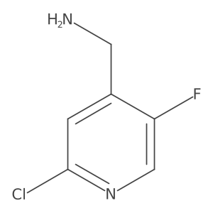 (2-Chloro-5-fluoropyridin-4-YL)methylamine结构式