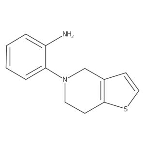 2-{4H,5H,6H,7H-thieno[3,2-c]pyridin-5-yl}aniline Structure