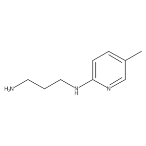 N-(3-aminopropyl)-5-methylpyridin-2-amine结构式