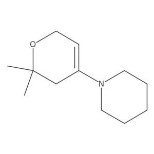 1-(3,6-Dihydro-2,2-dimethyl-2H-pyran-4-yl)piperidine Structure