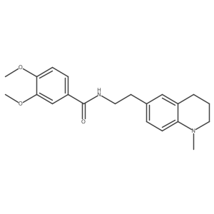 3,4-dimethoxy-N-(2-(1-methyl-1,2,3,4-tetrahydroquinolin-6-yl)ethyl)benzamide结构式