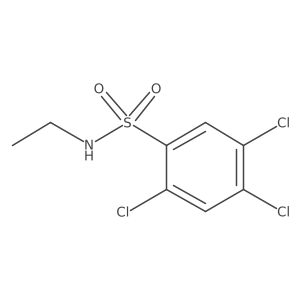 2,4,5-trichloro-N-ethylbenzenesulfonamide结构式