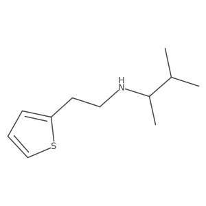 (3-Methylbutan-2-YL)[2-(thiophen-2-YL)ethyl]amine结构式
