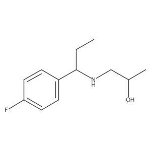 1-{[1-(4-Fluorophenyl)propyl]amino}propan-2-ol Structure