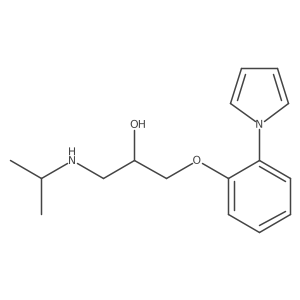 (-)-Isamoltane Structure