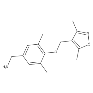 4-[(3,5-Dimethyl-4-isoxazolyl)methoxy]-3,5-dimethylbenzenemethanamine Structure