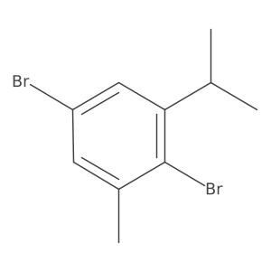 2,5-Dibromo-3-isopropyltoluene结构式
