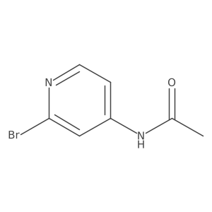 N-(2-Bromopyridin-4-YL)acetamide结构式