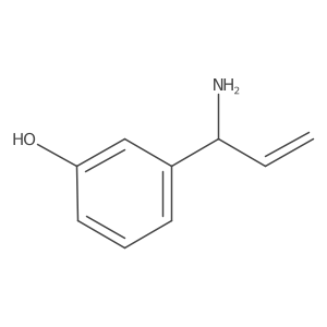 3-((1R)-1-Aminoprop-2-enyl)phenol Structure
