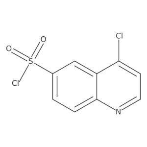 4-Chloro-6-quinolinesulfonyl chloride结构式