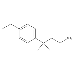 3-(4-Ethylphenyl)-3-methylbutan-1-amine Structure