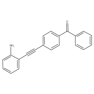 Methanone, [4-[(2-aminophenyl)ethynyl]phenyl]phenyl-结构式