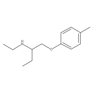 N-ethyl-1-(4-methylphenoxy)butan-2-amine Structure