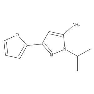 3-(furan-2-yl)-1-(propan-2-yl)-1H-pyrazol-5-amine Structure