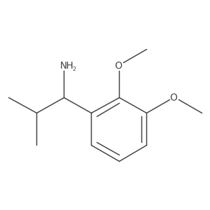 1-(2,3-Dimethoxyphenyl)-2-methylpropan-1-amine结构式