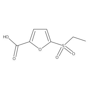 5-(Ethylsulfonyl)furan-2-carboxylic acid结构式