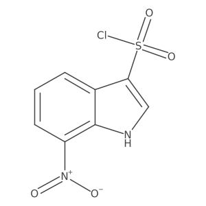 7-Nitroindole-3-sulfonyl chloride Structure