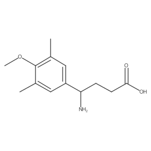 4-Amino-4-(4-methoxy-3,5-dimethylphenyl)butanoic acid Structure