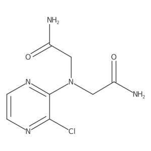 Acetamide, 2,2a(2)-[(3-chloro-2-pyrazinyl)imino]bis-结构式
