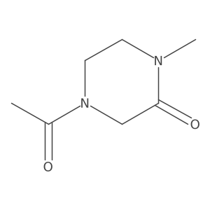 4-Acetyl-1-methylpiperazin-2-one结构式