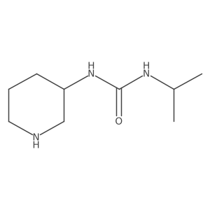 1-[(3R)-piperidin-3-yl]-3-(propan-2-yl)urea结构式