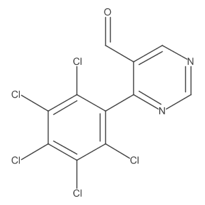 4-(Perchlorophenyl)pyrimidine-5-carbaldehyde结构式