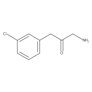 1-Amino-3-(3-chlorophenyl)propan-2-one结构式