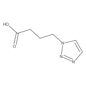 4-(1H-1,2,3-triazol-1-yl)butanoic acid结构式