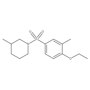 1-(4-Ethoxy-3-methylbenzenesulfonyl)-3-methylpiperidine Structure