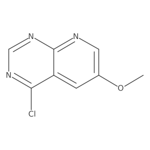 4-Chloro-6-methoxypyrido[2,3-d]pyrimidine结构式