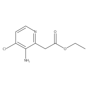 Ethyl (3-amino-4-chloropyridin-2-YL)acetate Structure