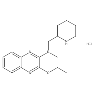 3-ethoxy-N-methyl-N-(piperidin-2-ylmethyl)quinoxalin-2-amine hydrochloride结构式