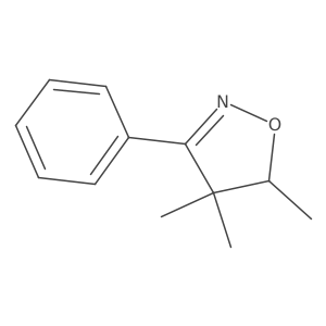 4,4,5-Trimethyl-3-phenyl-4,5-dihydroisoxazole Structure
