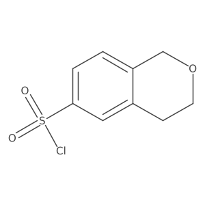 3,4-dihydro-1H-isochromene-6-sulfonyl chloride结构式