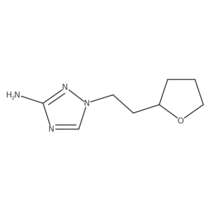1-[2-(oxolan-2-yl)ethyl]-1H-1,2,4-triazol-3-amine Structure