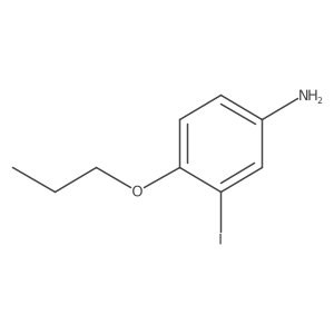 3-Iodo-4-propoxyaniline结构式