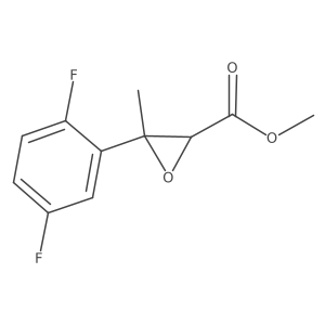 Methyl 3-(2,5-difluorophenyl)-3-methyloxirane-2-carboxylate Structure