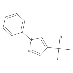 2-(1-phenyl-1H-pyrazol-4-yl)propan-2-ol Structure